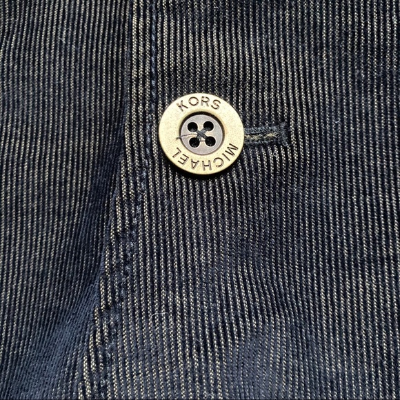 Michael Kors Corduroy Jacket Stretch Fabric Size 8 - Picture 5 of 6